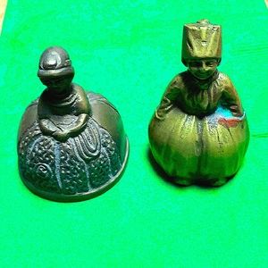 2 Vintage Belgium brass bell.